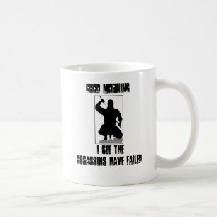 Jag ser mördarna ha misslyckats kaffemugg