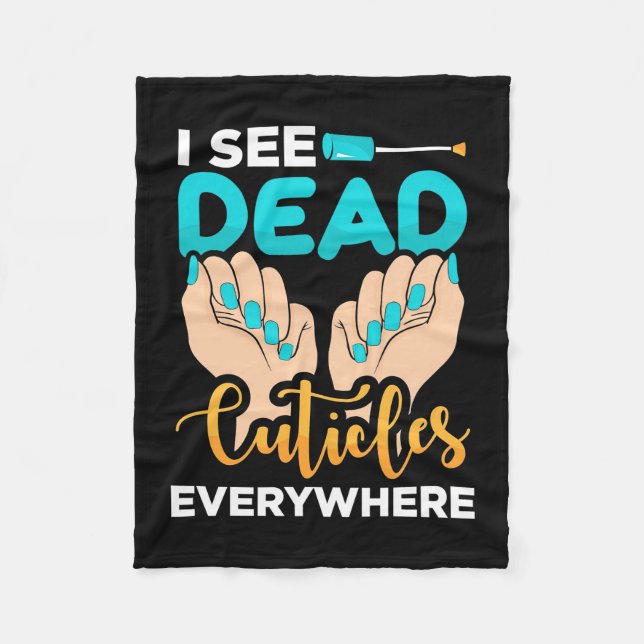 Jag ser muskulatur överallt fleecefilt (Framsidan)