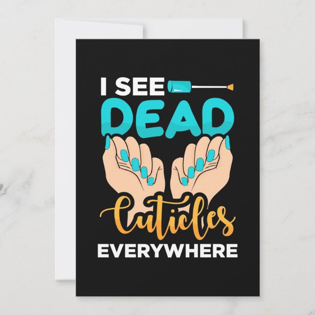 Jag ser nagelband överallt inbjudningar (Framsida)