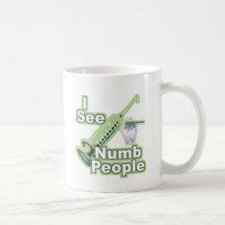 Jag ser Numb folk Kaffemugg