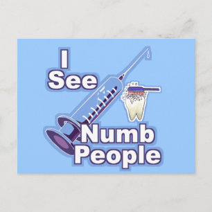 Jag ser Numb People Vykort