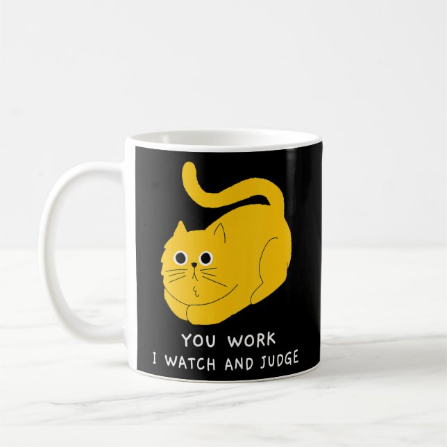 Jag ser och dömer Coola Cute. Kaffemugg (Vänster)