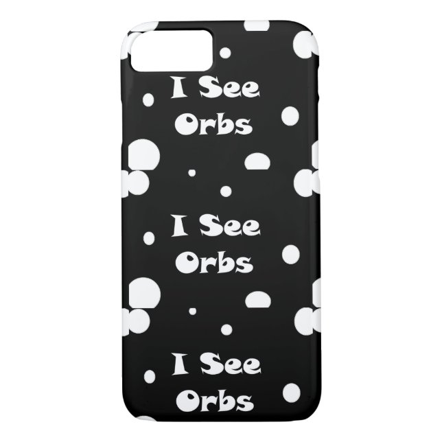 Jag ser Orbs-iPhone 7 fodral Case-Mate iPhone Skal (Baksida)