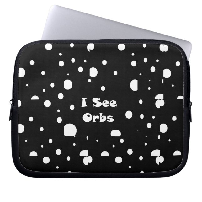 Jag ser Orbs-laptop sleeve (Framsidan)