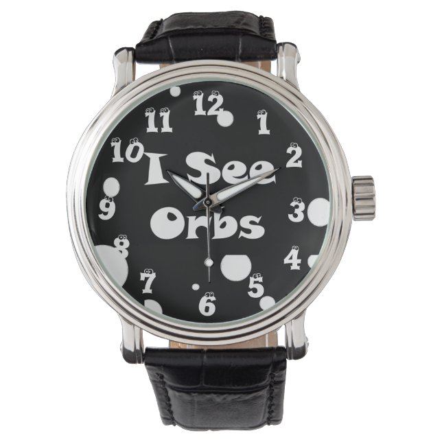 Jag ser Orbs-watch Armbandsur (Framsida)