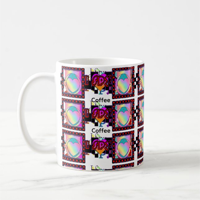 Jag ser på kaffe kaffemugg (Vänster)