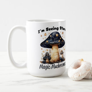 Jag ser Stars Magic Mushroom Kaffemugg