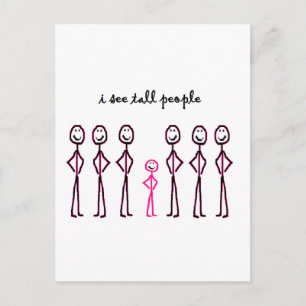 Jag ser Tall People Vykort