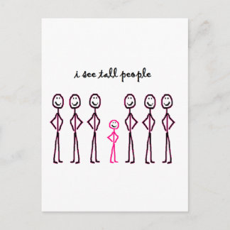 Jag ser Tall People Vykort