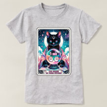 Jag ser Toe Beans Cat Tarot Card T-Shirt