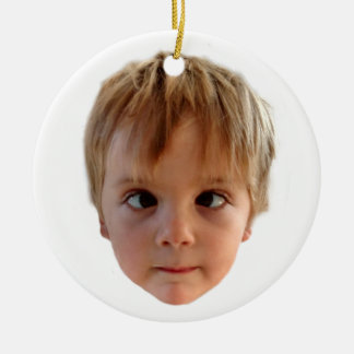 Jag ser två träd julgransprydnad keramik