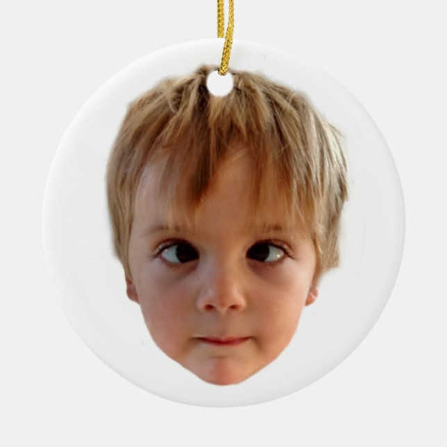 Jag ser två träd julgransprydnad keramik (Framsidan)