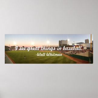 "Jag ser Underbart Sak i Baseball" Poster