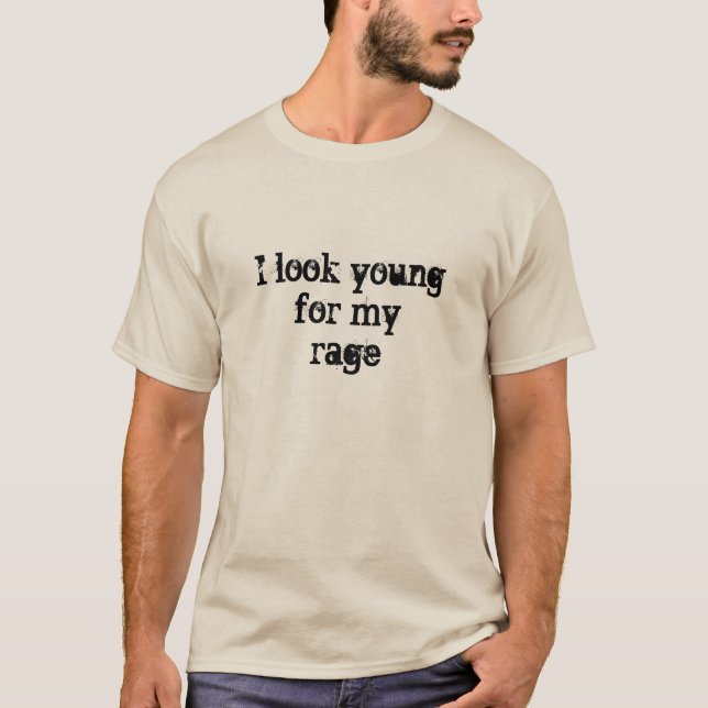 Jag ser ung ut t-shirt (Framsida)