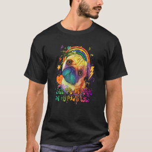 Jag ser Universe i Mina Pugs Ögon, Nederländska Bu T Shirt