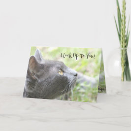 Jag ser upp till dig kort