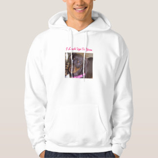 Jag ser upp till dig sweatshirt med luva