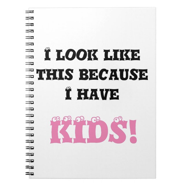 Jag ser ut så här eftersom jag har Roligt Anteckningsbok (Framsidan)