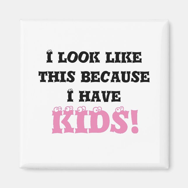 Jag ser ut så här för Black and Rosa Magnet (Framsidan)