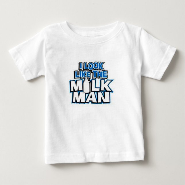 Jag ser ut som Mjölk Man Tee Shirt (Framsida)