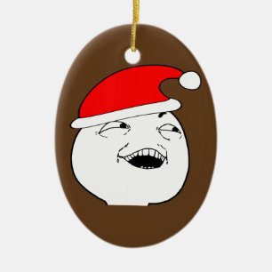 jag ser vad du gjorde där julaftonmeme julgransprydnad keramik