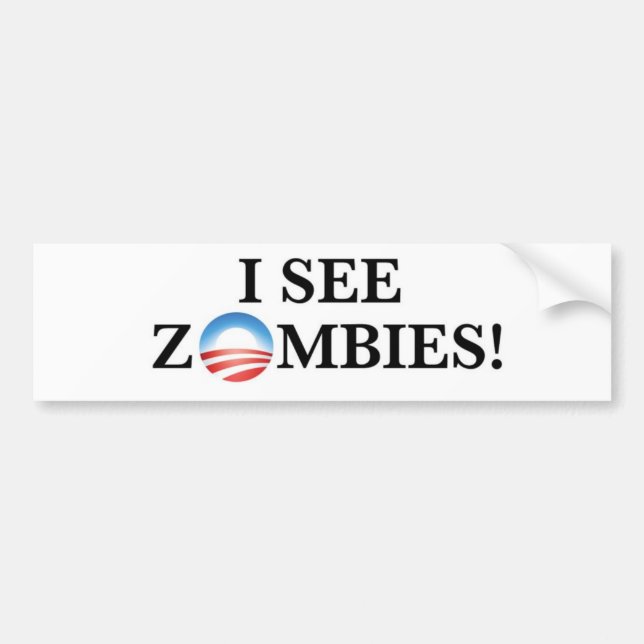 Jag ser zombies! bildekal (Framsidan)