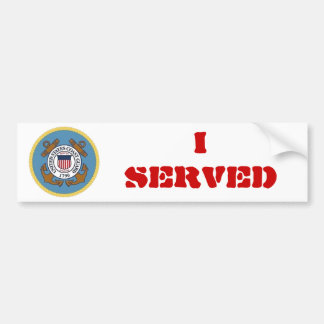 JAG SERVED - Kusten Guard Bildekal