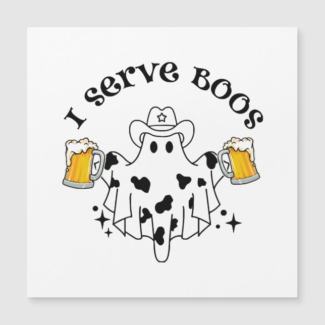 Jag serverar Boos! Bartender spöklik (Framsida)