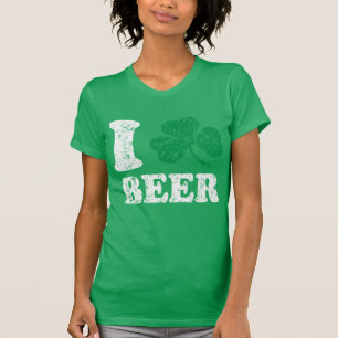 Jag Shamrock Beer Irish St patricks day T-shirt