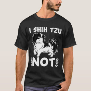 Jag Shih Tzu inte Hund Underbara Stil och T Shirt