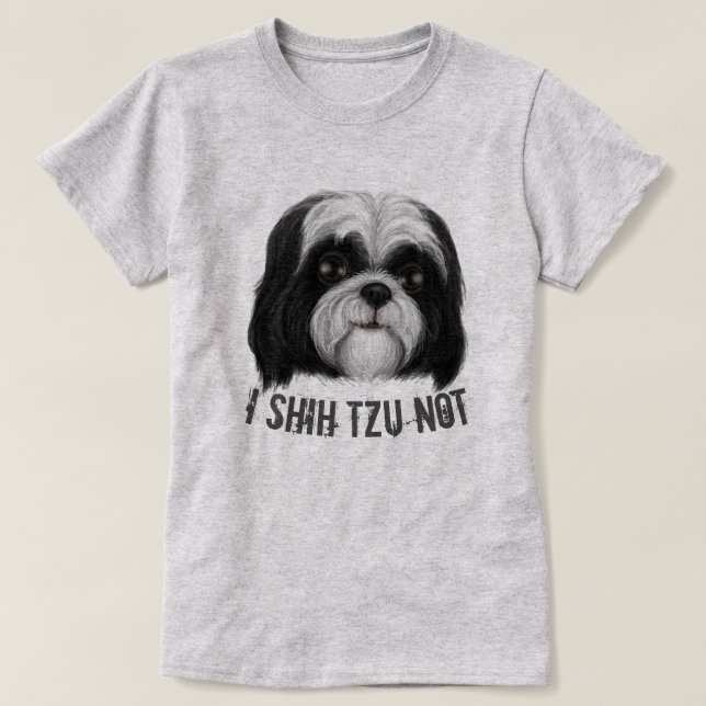 Jag Shih Tzu Not T Shirt (Design framsida)