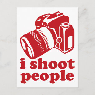 Jag Shoot People - Red Vykort