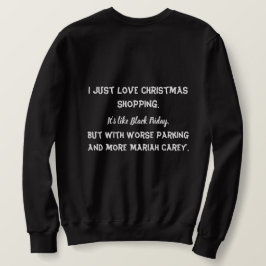 Jag shoppar bara Manar i kärlek Lång Ärmad Tröja
