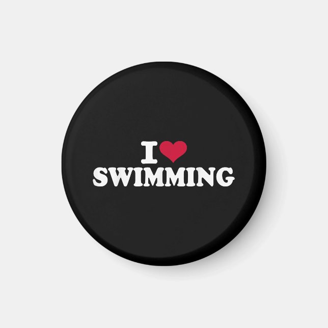 Jag simmar i kärlek magnet (Framsidan)