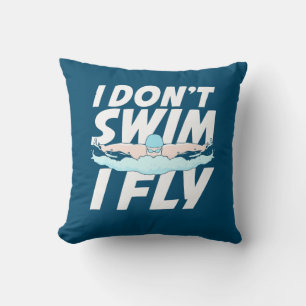 Jag Simmor inte att jag flyger Kudde