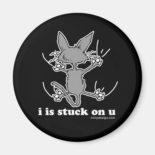 Jag sitter fast på u magnet (Framsidan)