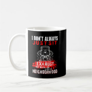 Jag sitter inte alltid bara och lyssnar på min avg kaffemugg