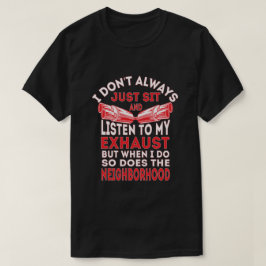 Jag sitter inte alltid bara och lyssnar på min slu t shirt