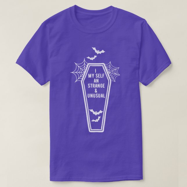 Jag själv är märklig och ovanlig 1 t shirt (Design framsida)