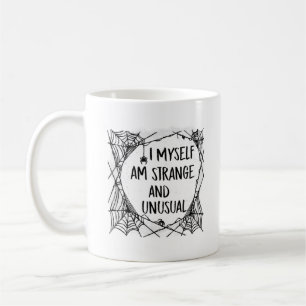 Jag själv är märklig och ovanlig talesman Hallo Kaffemugg