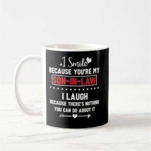 Jag sjöng för att du är min svärson kaffemugg