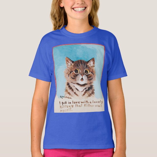 Jag sjönk i Kärlek med en älskad kattunge (mig sjä T Shirt (Framsida)