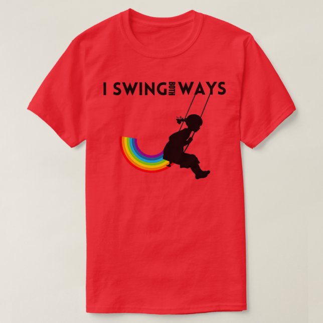 Jag sjunger båda sätten Cute Gift Idea T Shirt (Design framsida)