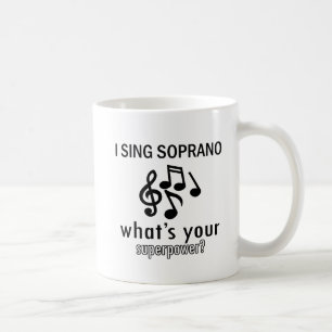 Jag sjunger sopranen kaffemugg
