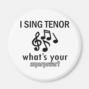 Jag sjunger tenor magnet