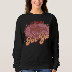 Jag sjunker för dig som ammar Valentines day T Shirt