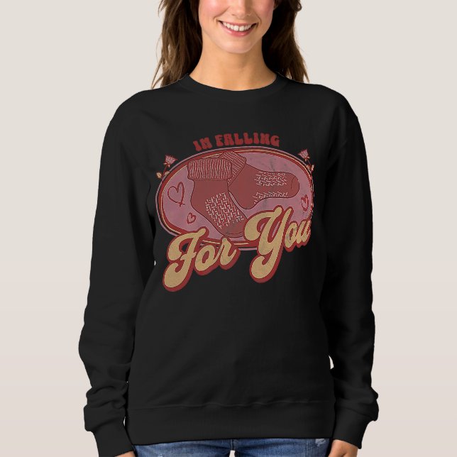 Jag sjunker för dig som ammar Valentines day T Shirt (Framsida)