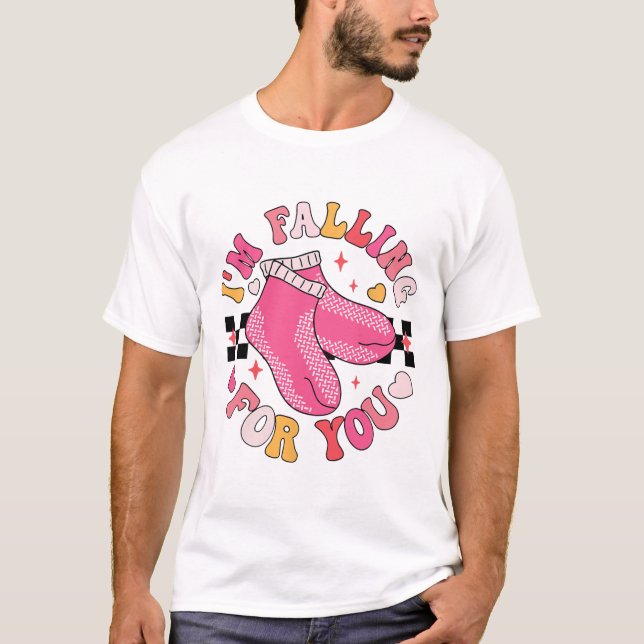 Jag sjunker för dig Valentine Nurse Pc Cna Valent T Shirt (Framsida)