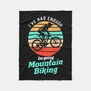 Jag ska åka Mountain Biking Fleecefilt