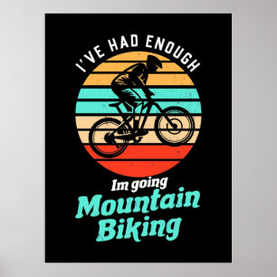 Jag ska åka Mountain Biking Poster